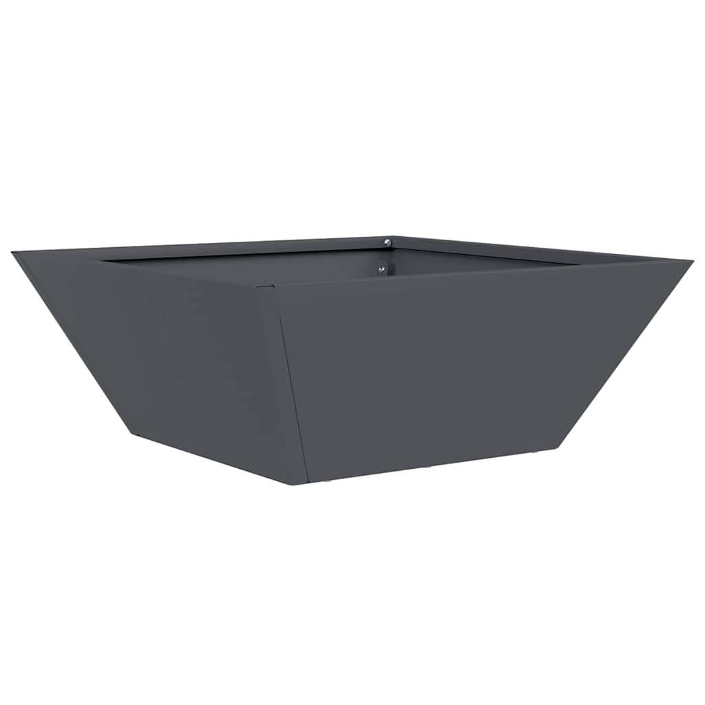 vidaXL Garden Planter 5 pcs Anthracite 40 x 40 x 15 cm 5