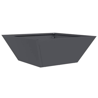 vidaXL Garden Planter 5 pcs Anthracite 40 x 40 x 15 cm 5