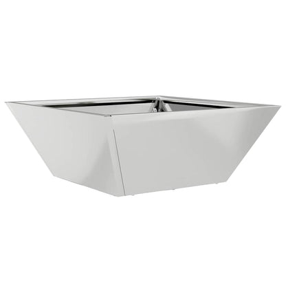 vidaXL Garden Planter 5 pcs Silver 40 x 40 x 15 cm Galvanised Steel 5
