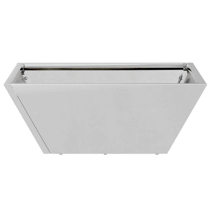 vidaXL Garden Planter 5 pcs Silver 40 x 40 x 15 cm Galvanised Steel 6