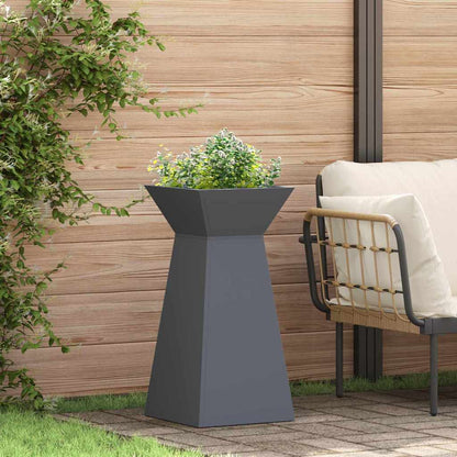 vidaXL Pillar Planter Anthracite 35 x 35 x 73 cm Cold-rolled Steel 1