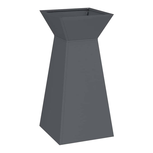 Pillar Planter 35 x 35 x 73 cm Cold-rolled Steel Width 35 cm Anthracite 1