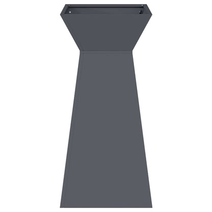 vidaXL Pillar Planter Anthracite 35 x 35 x 73 cm Cold-rolled Steel 5