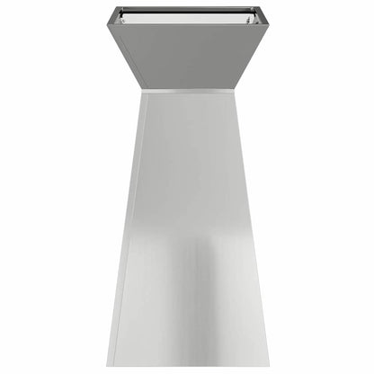 vidaXL Pillar Planter 2 pcs Silver 35 x 35 x 73 cm Galvanised Steel 6