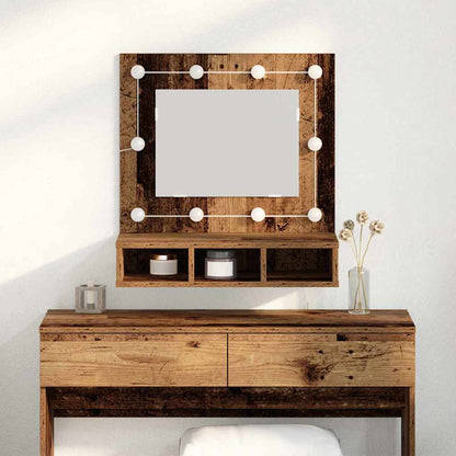 vidaXL Mirror Cabinet Old wood 60 x 31.5 x 62 cm Engineered Wood 1