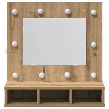 vidaXL Mirror Cabinet Artisan Oak 60 x 31.5 x 62 cm Engineered Wood 5