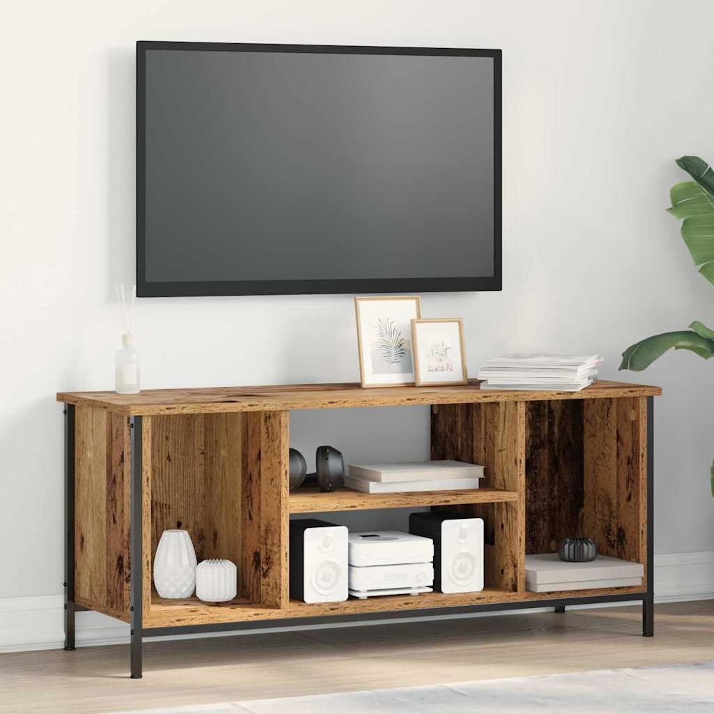 vidaXL TV Cabinet 102 x 35 x 45 cm Old Wood Engineered Wood 1
