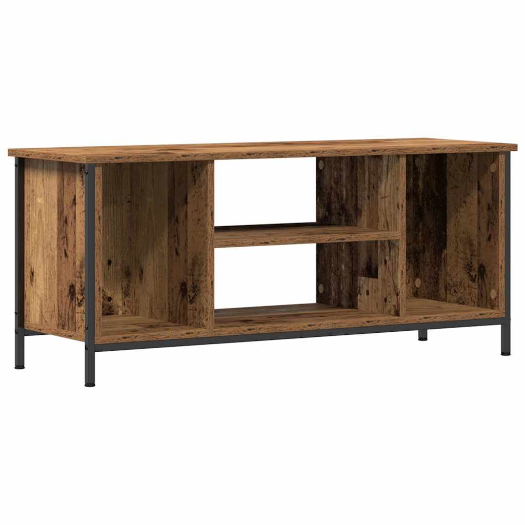 vidaXL TV Cabinet 102 x 35 x 45 cm Old Wood Engineered Wood 2