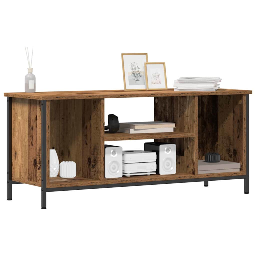 vidaXL TV Cabinet 102 x 35 x 45 cm Old Wood Engineered Wood 3