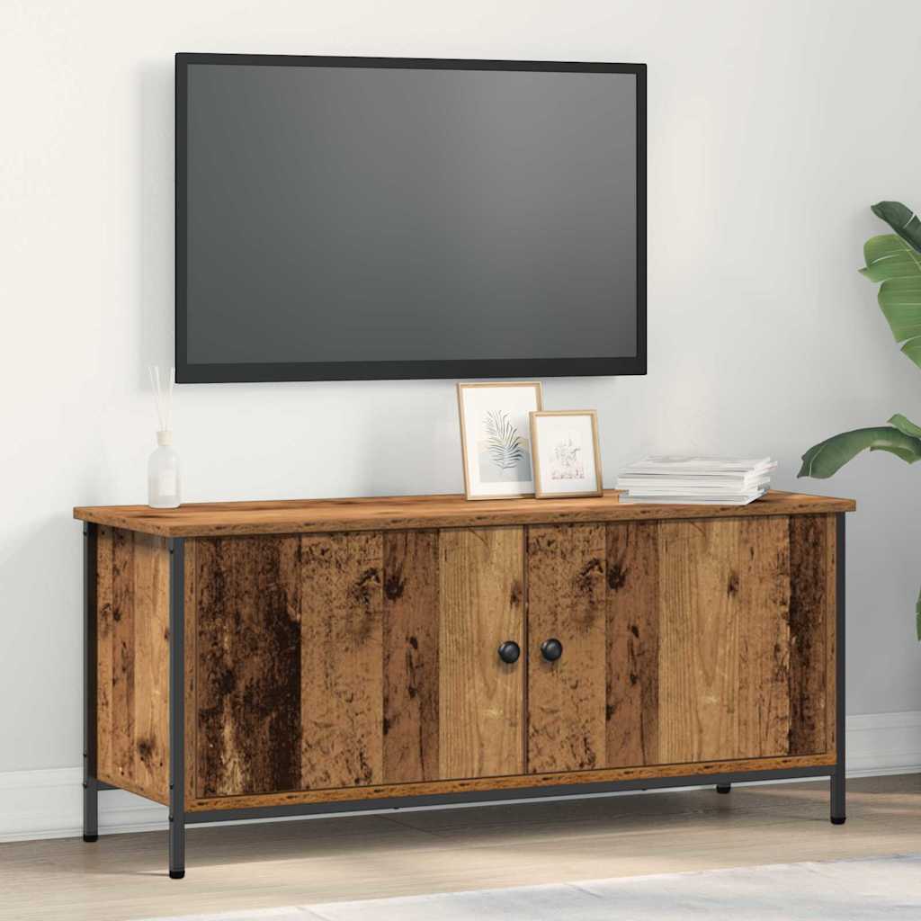 vidaXL TV Cabinet with Doors 60x35x45 cm Engineered Wood