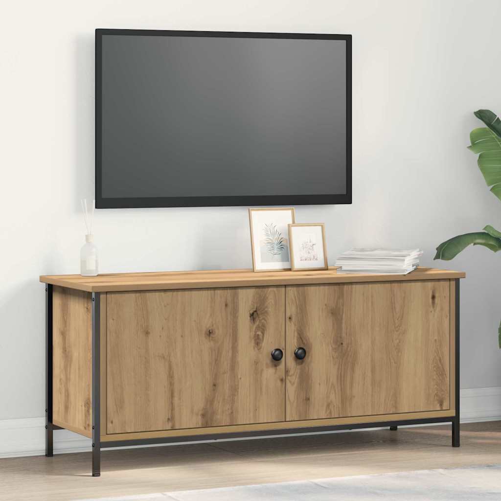 vidaXL TV Cabinet with Doors 60x35x45 cm Engineered Wood