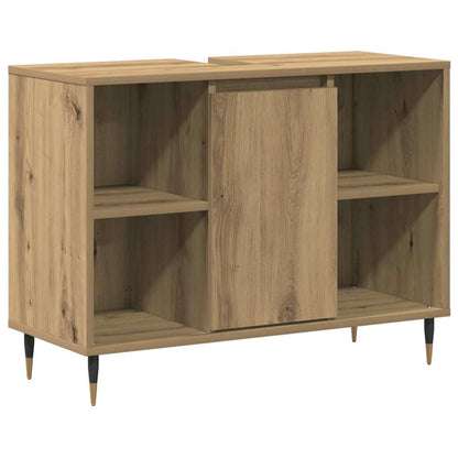 vidaXL Bathroom Cabinet Artisan Oak 80 x 33 x 60 cm Engineered Wood 2
