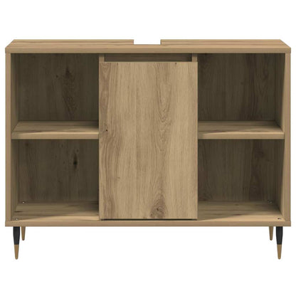 vidaXL Bathroom Cabinet Artisan Oak 80 x 33 x 60 cm Engineered Wood 6