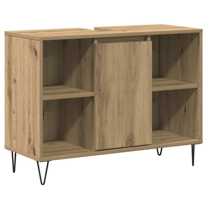 vidaXL Bathroom Cabinet Artisan Oak 80 x 33 x 60 cm Engineered Wood 2