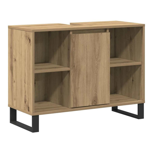 Bathroom Cabinet 80x33x60 cm Engineered Wood Artisan oak