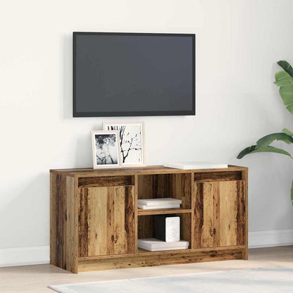 vidaXL TV Cabinet with LED 100x34x50 cm Engineered Wood Width 100 cm