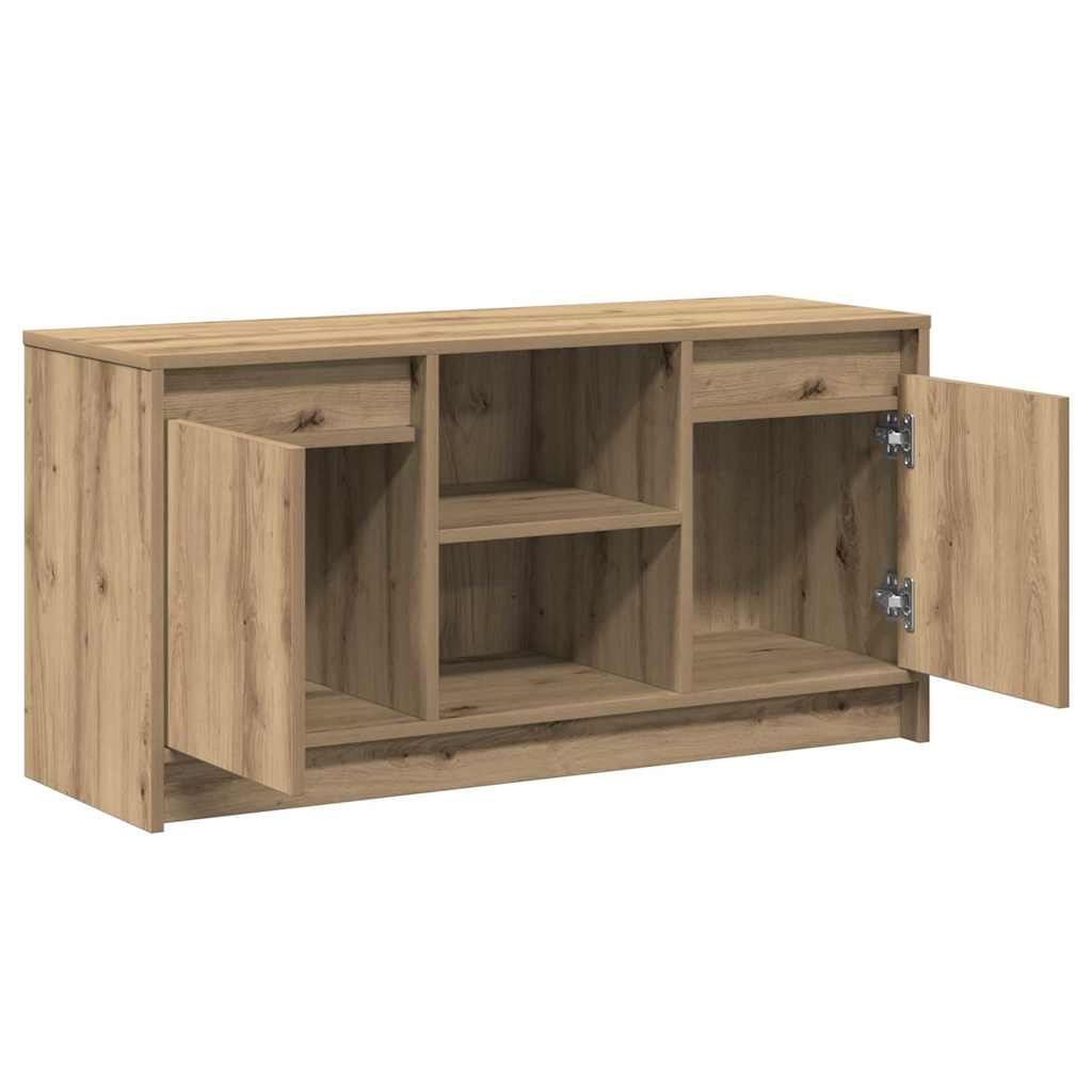 vidaXL TV Units 100 x 34 x 50 cm Brown Engineered wood 6