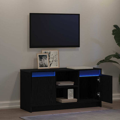 vidaXL TV Units 100 x 34 x 50 cm Black Engineered wood 5