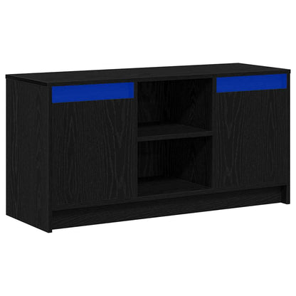 vidaXL TV Units 100 x 34 x 50 cm Black Engineered wood 2