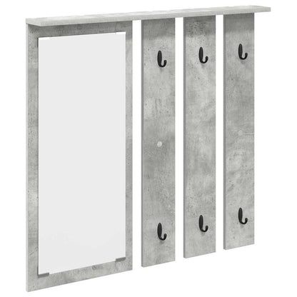 vidaXL Wall-Mounted Coat Rack Wall-Mounted Concrete grey 2