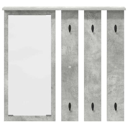 vidaXL Wall-Mounted Coat Rack Wall-Mounted Concrete grey 5