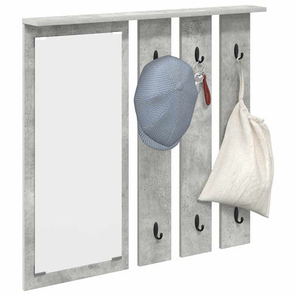 vidaXL Wall-Mounted Coat Rack Wall-Mounted Concrete grey 3