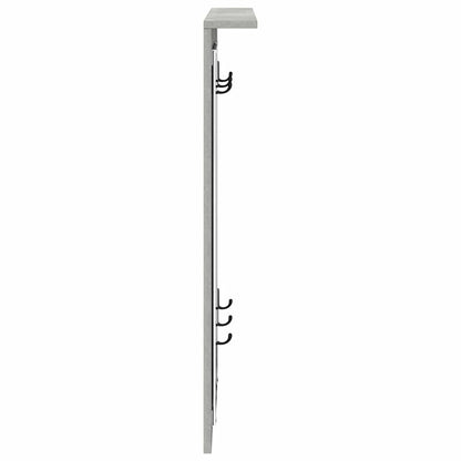 vidaXL Wall-Mounted Coat Rack Wall-Mounted Concrete grey 6
