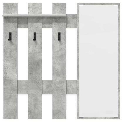 vidaXL Wall-Mounted Coat Rack Wall-Mounted Concrete Grey 5