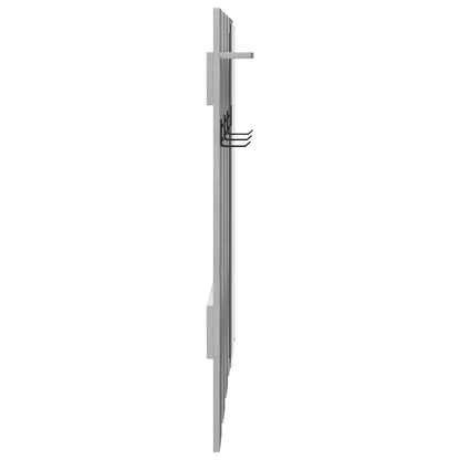 vidaXL Wall-Mounted Coat Rack Wall-Mounted Grey Sonoma Engineered wood 6