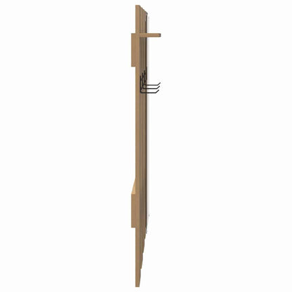 vidaXL Wall-Mounted Coat Rack Wall-Mounted Artisan Oak Engineered wood 6