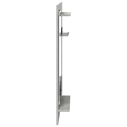 vidaXL Wall-Mounted Coat Rack Wall-Mounted Concrete Grey 6