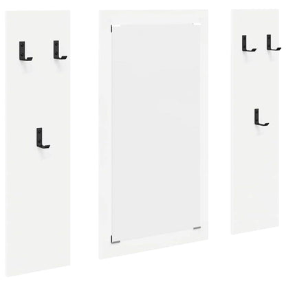 vidaXL Wall-Mounted Coat Rack Wall-Mounted White 96 x 1.5 x 90 cm 2