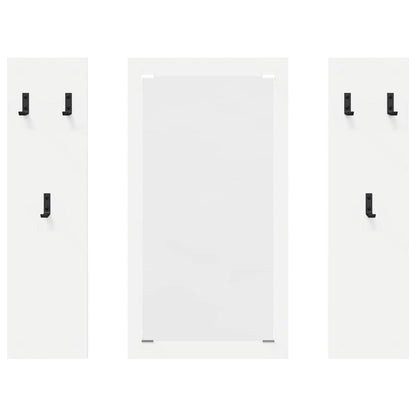 vidaXL Wall-Mounted Coat Rack Wall-Mounted White 96 x 1.5 x 90 cm 5