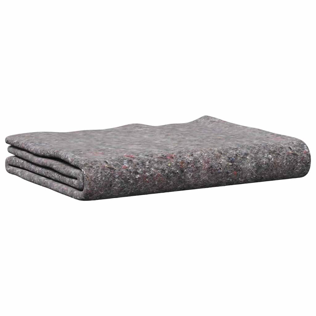 vidaXL Moving Blankets 10 pcs Grey 150 x 200 cm Fabric 5