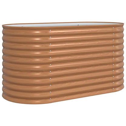 vidaXL Raised Bed Brown 160 x 80 x 81 cm Steel 2
