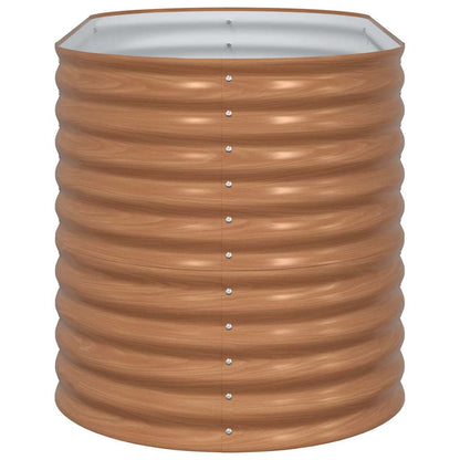 vidaXL Raised Bed Brown 160 x 80 x 81 cm Steel 6