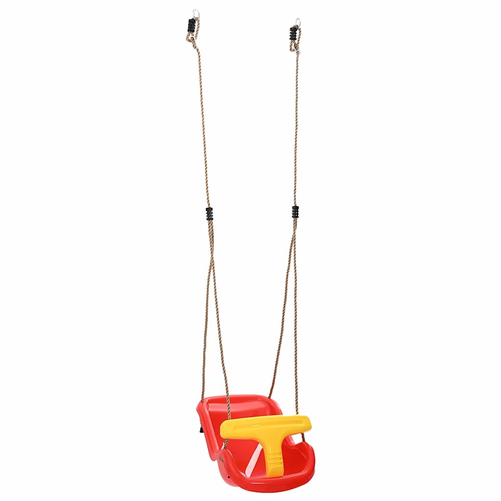 vidaXL Baby Swing 2 pcs Red 36 x 43 x 42 cm Plastic 3