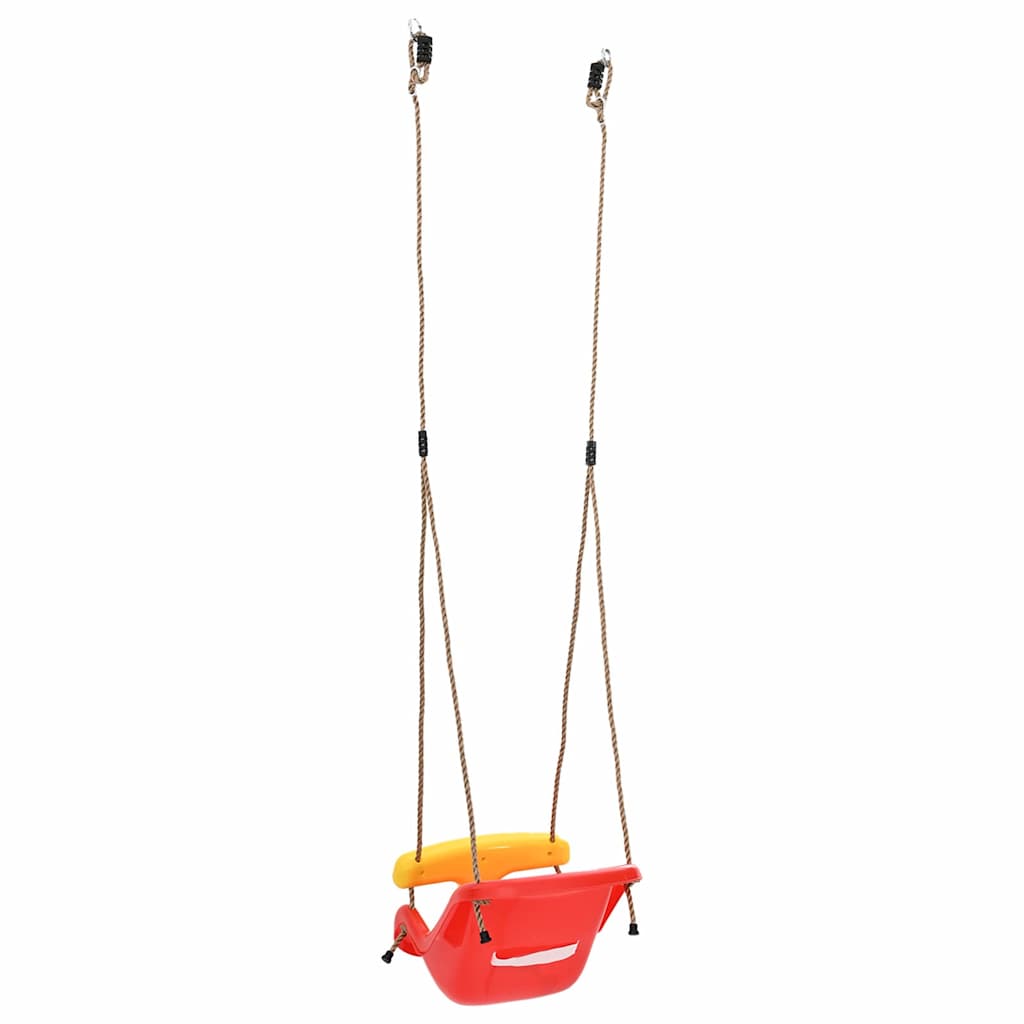 vidaXL Baby Swing 2 pcs Red 36 x 43 x 42 cm Plastic 4