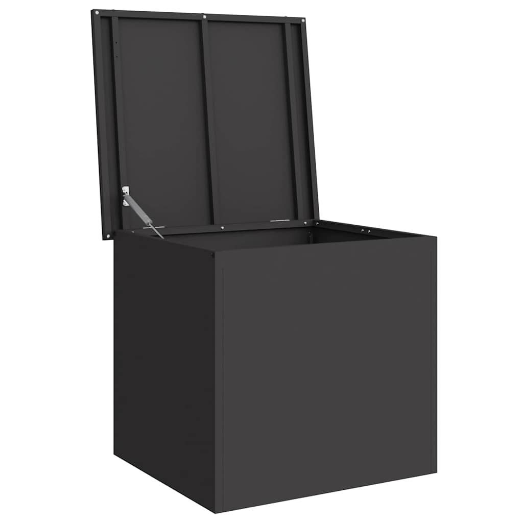 vidaXL Garden Storage Cushion Box Galvanised Steel 55 x 50.5 x 50 cm 5