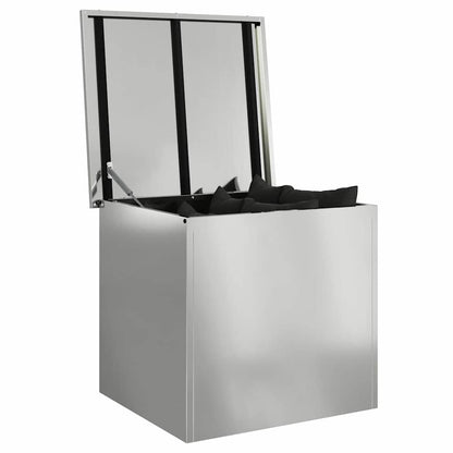 vidaXL Garden Storage Cushion Box Galvanised Steel 55 x 50.5 x 50 cm 3