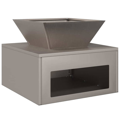 vidaXL Fire Pit Rusty 50 x 50 x 40 cm 2