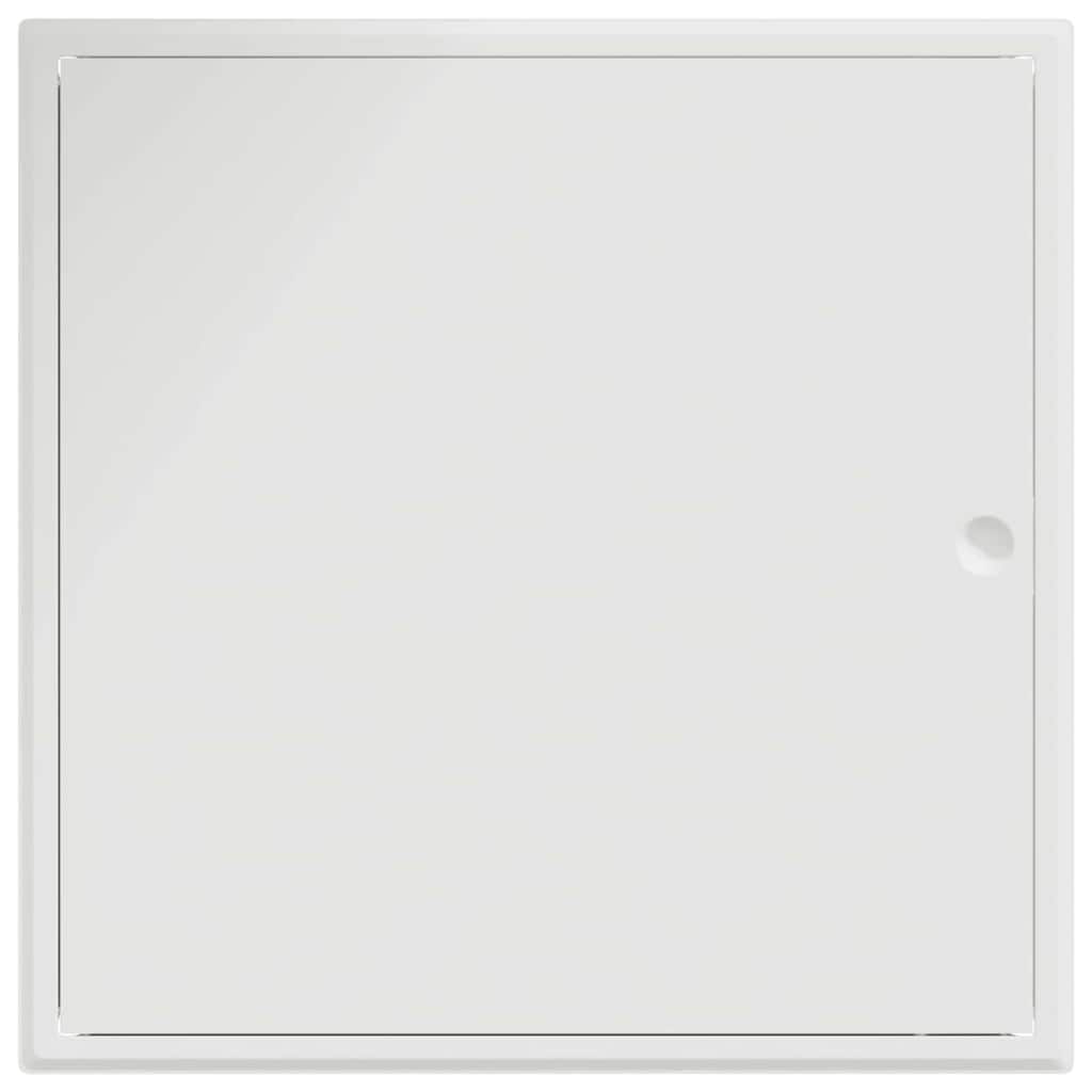 vidaXL Access Panel White 53 x 53 x 3 cm Steel 5