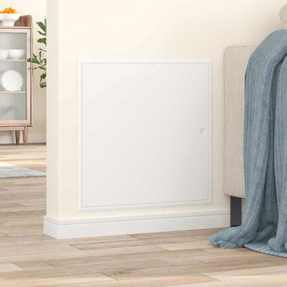 vidaXL Access Panel White 63 x 63 x 3 cm Steel 3