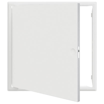 vidaXL Access Panel White 63 x 63 x 3 cm Steel 2