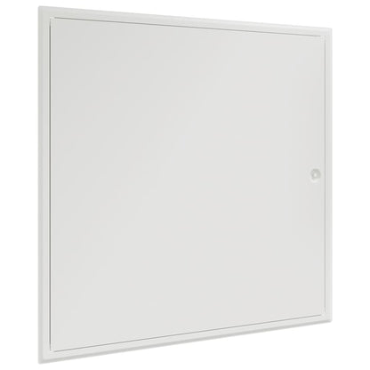 vidaXL Access Panel White 63 x 63 x 3 cm Steel 4