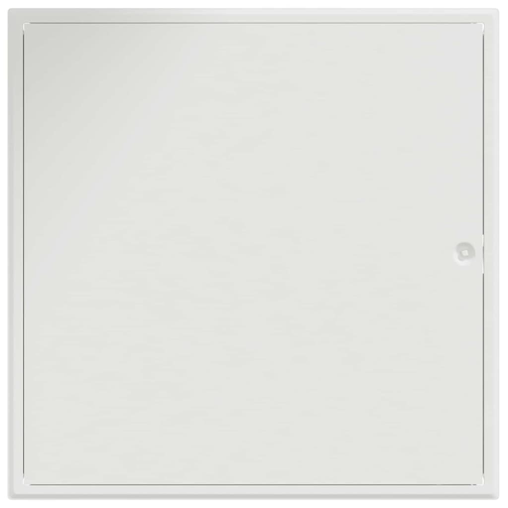 vidaXL Access Panel White 63 x 63 x 3 cm Steel 5