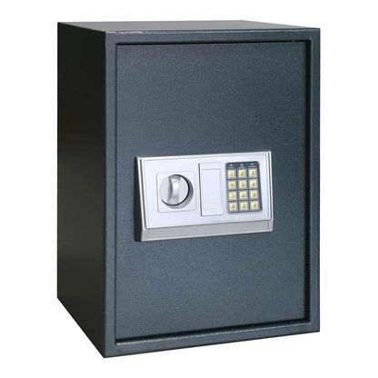 Digital Safe with Lock Dark grey Steel 35 cm 50 cm 31 cm
