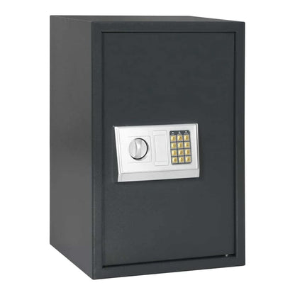 Digital Safe with Lock Dark grey Steel 40 cm 60 cm 35 cm