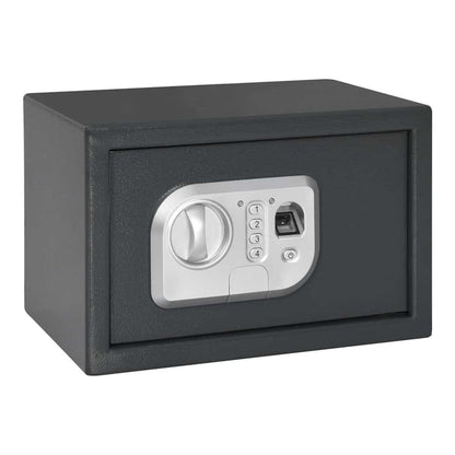 Digital Safe with Fingerprint Dark Grey 20 cm 20 cm 31 cm