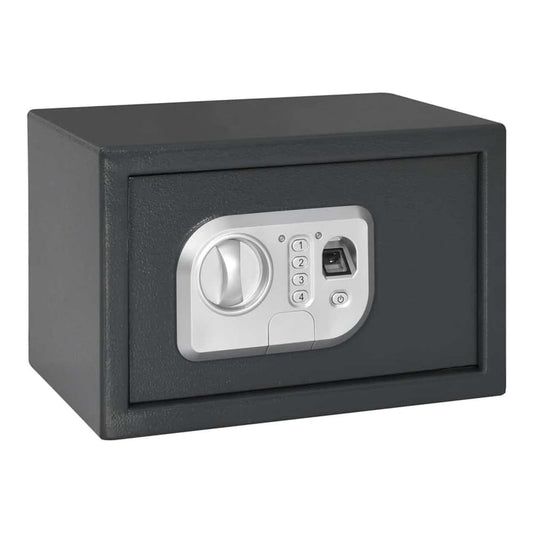 Digital Safe with Fingerprint Dark Grey 20 cm 20 cm 31 cm